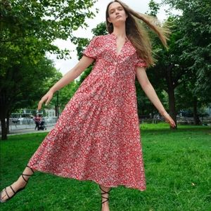 Zara flowy maxi dress